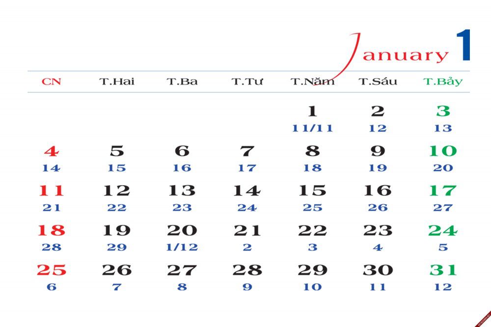 Vietnamese Lunar Calendar